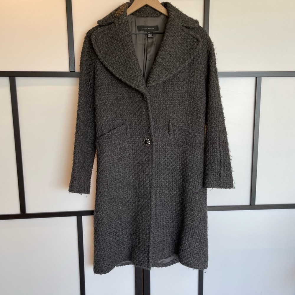 Zara wool blend‎ coat. Made in Spain. Size Small